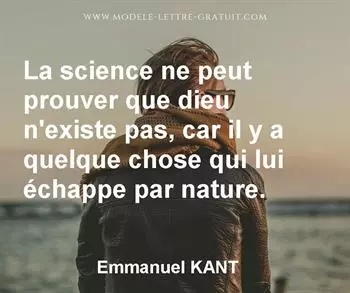 Citation de Emmanuel KANT