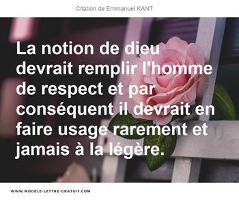 Citations Emmanuel KANT