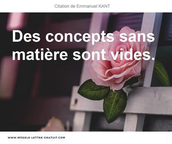 Citations Emmanuel KANT