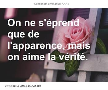 Citations Emmanuel KANT