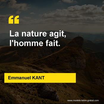 Citations Emmanuel KANT