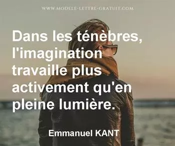Citation de Emmanuel KANT