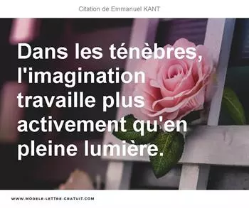 Citations Emmanuel KANT