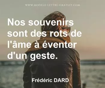 Citation de Frédéric DARD