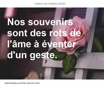 Citations Frédéric DARD