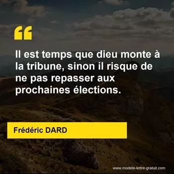 Citation Frédéric DARD