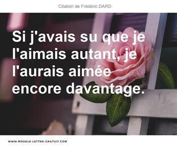 Citations Frédéric DARD