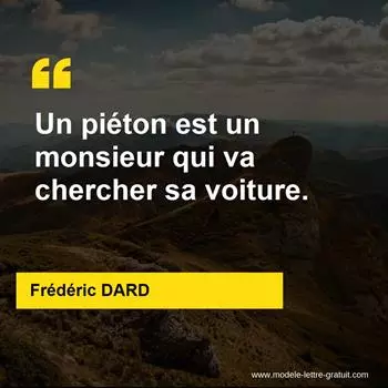 Citation Frédéric DARD