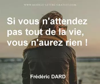 Citation de Frédéric DARD