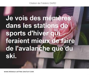 Citations Frédéric DARD