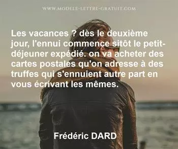 Citation de Frédéric DARD