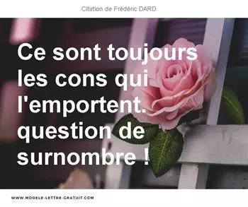 Citations Frédéric DARD