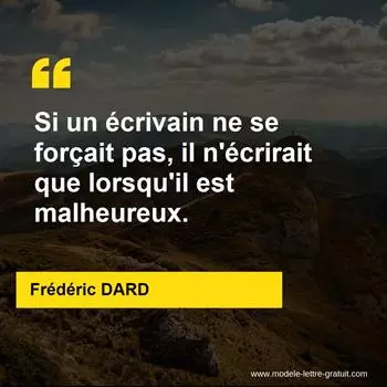 Citation Frédéric DARD