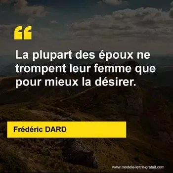 Citation Frédéric DARD