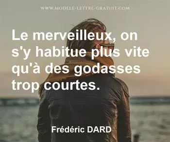 Citation de Frédéric DARD