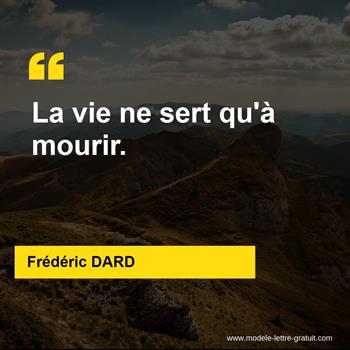 Citation de Frédéric DARD