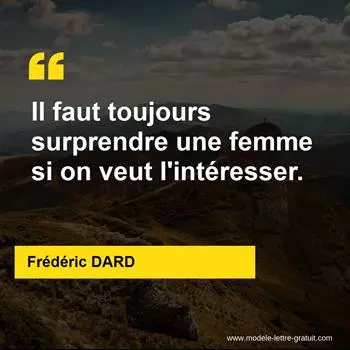 Citation Frédéric DARD