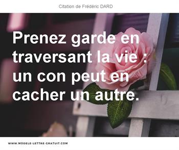 Citations Frédéric DARD