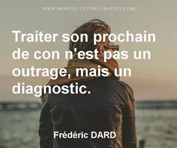Citation de Frédéric DARD