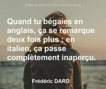 Citation de Frédéric DARD