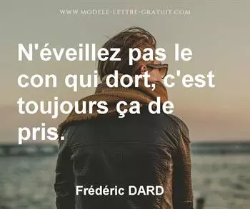 Citation de Frédéric DARD