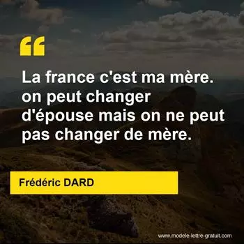 Citation Frédéric DARD