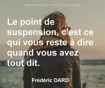 Citation de Frédéric DARD
