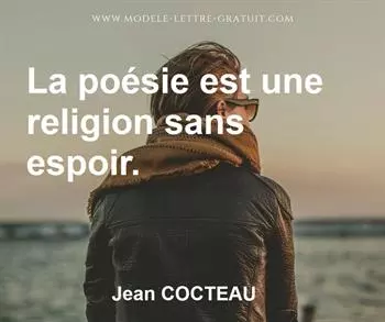 Citation de Jean COCTEAU