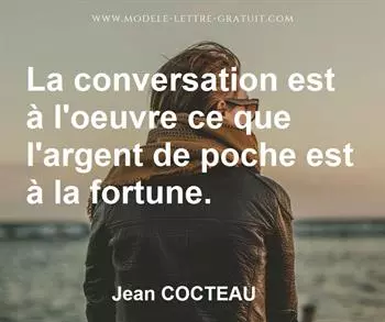 Citation de Jean COCTEAU