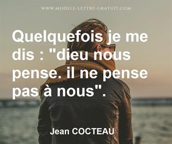 Citation de Jean COCTEAU