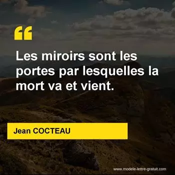 Citation Jean COCTEAU