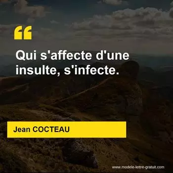 Citation Jean COCTEAU