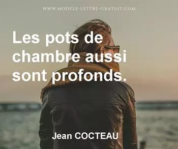 Citation de Jean COCTEAU