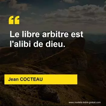 Citation Jean COCTEAU