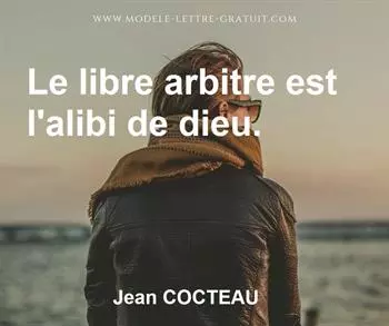 Citation de Jean COCTEAU