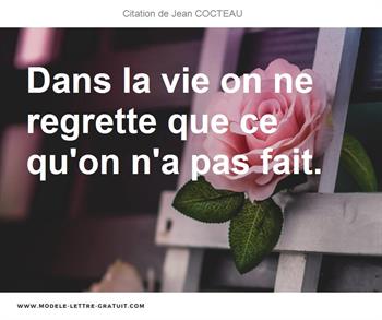 Citations Jean COCTEAU