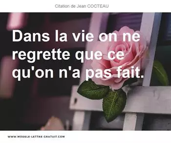 Citations Jean COCTEAU