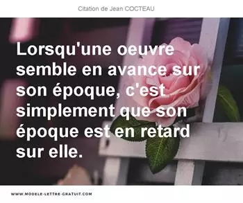 Citations Jean COCTEAU