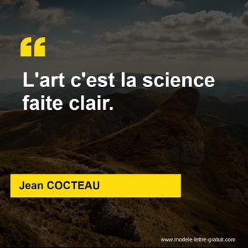 Citations Jean COCTEAU
