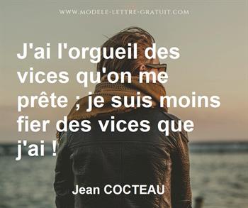 Citation de Jean COCTEAU