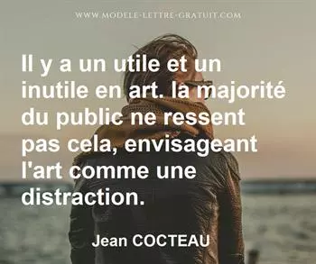 Citation de Jean COCTEAU