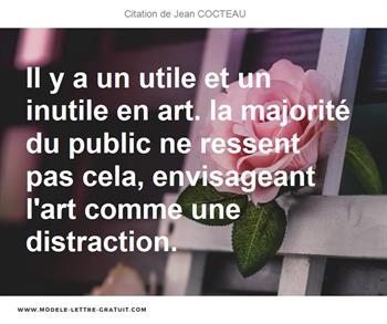 Citations Jean COCTEAU