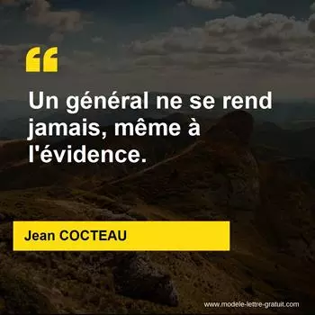 Citation Jean COCTEAU