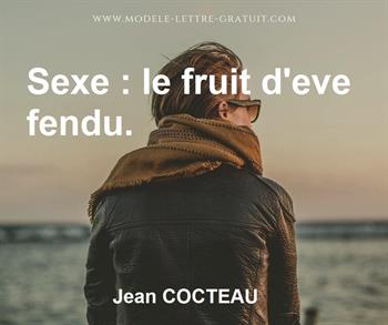 Citation de Jean COCTEAU