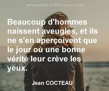 Citation de Jean COCTEAU