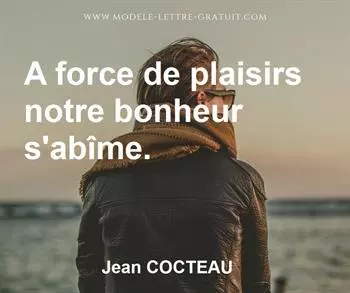 Citation de Jean COCTEAU