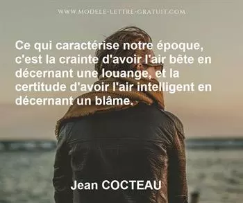 Citation de Jean COCTEAU