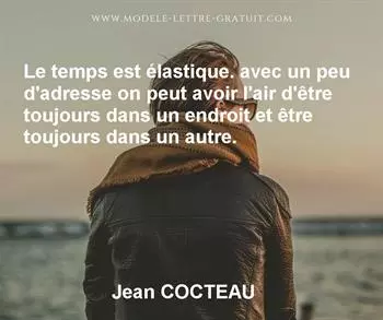 Citation de Jean COCTEAU