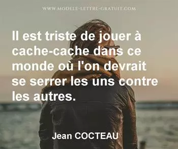 Citation de Jean COCTEAU