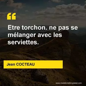 Citation Jean COCTEAU